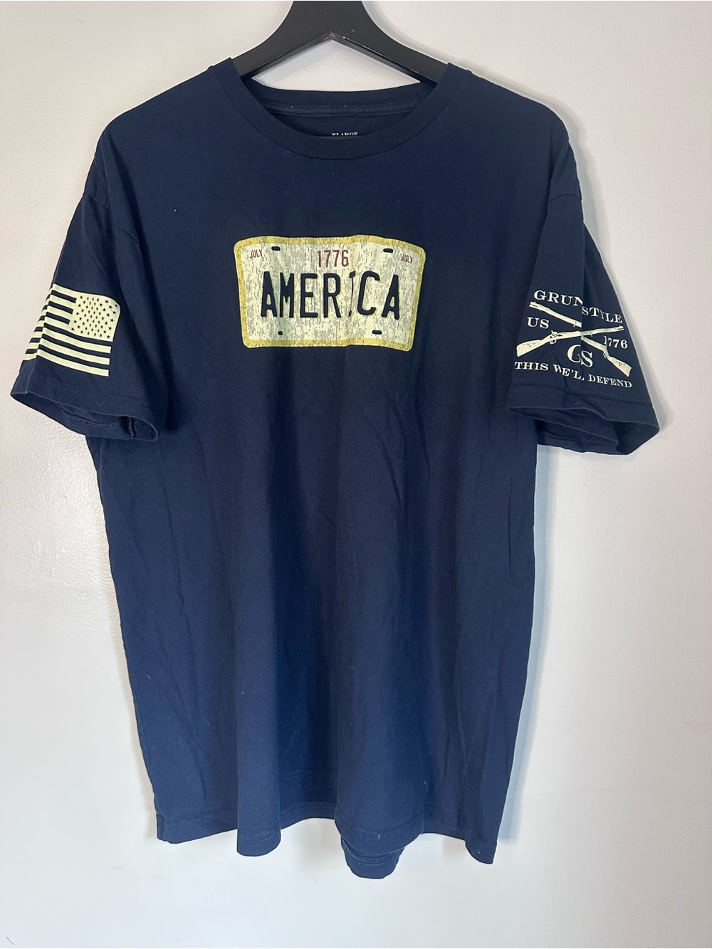Grunt Style America 1776 Tee, Size XL
